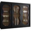 Armoire coloris noir largeur 250 cm